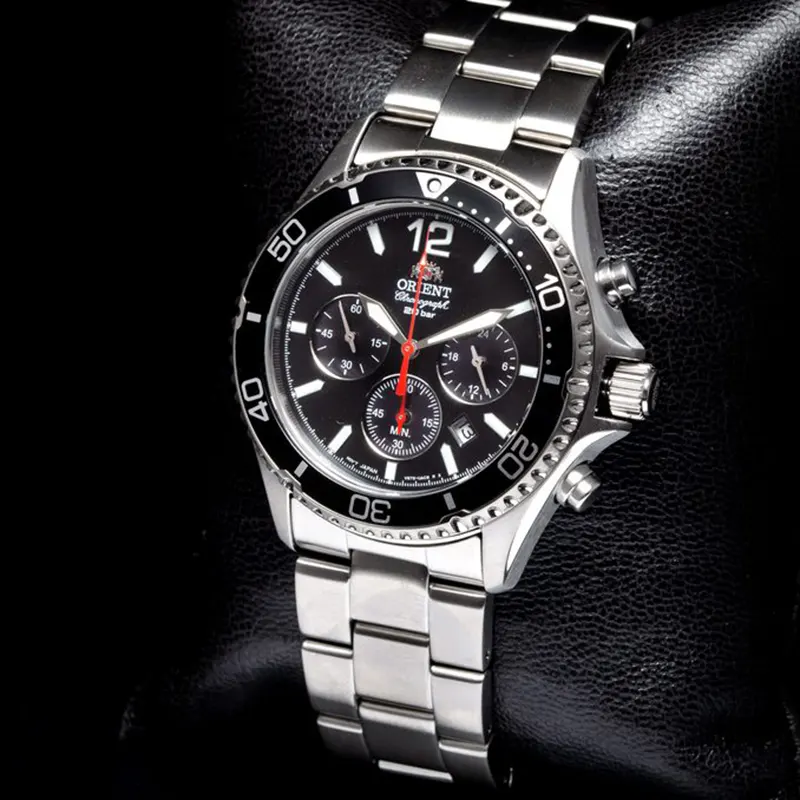 Orient Mako Solar Sports Black Dial Men's Watch | RA-TX0202B